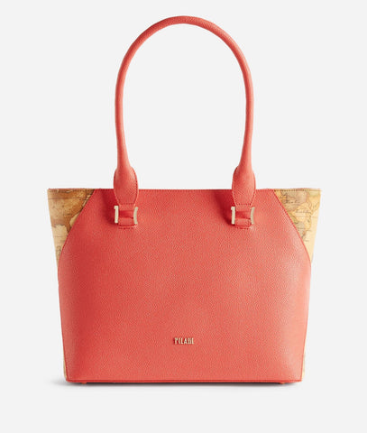 1C Way borsa shopping Rosso Geranio - Matipelletterie
