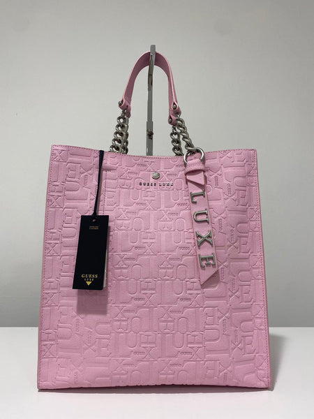 Borsa a mano Guess Luxe pelle Rosa - Matipelletterie