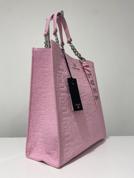 Borsa a mano Guess Luxe pelle Rosa - Matipelletterie