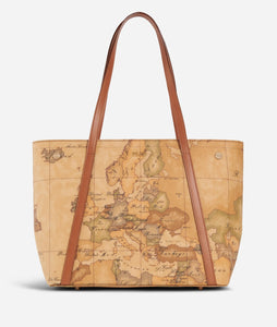 Geo Classic Shopping bag con borchiette media Alviero Martini
