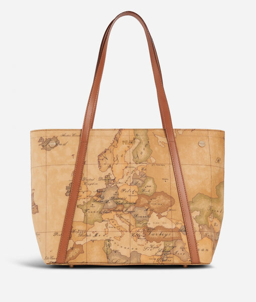 Geo Classic Shopping bag con borchiette media Alviero Martini