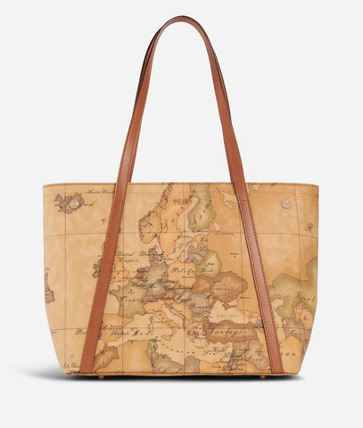 Geo Classic Shopping bag con borchiette media Alviero Martini