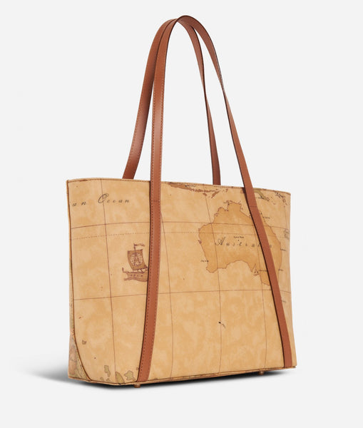 Geo Classic Shopping bag con borchiette media Alviero Martini