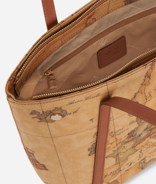 Geo Classic Shopping bag con borchiette media Alviero Martini