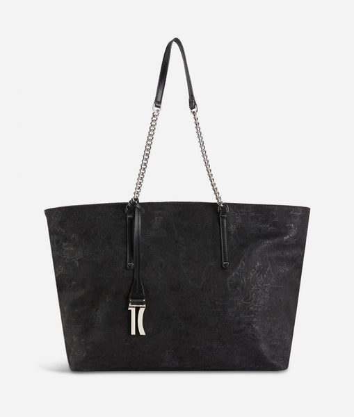 Borsa shopping Alviero Martini in ecopelle Nero