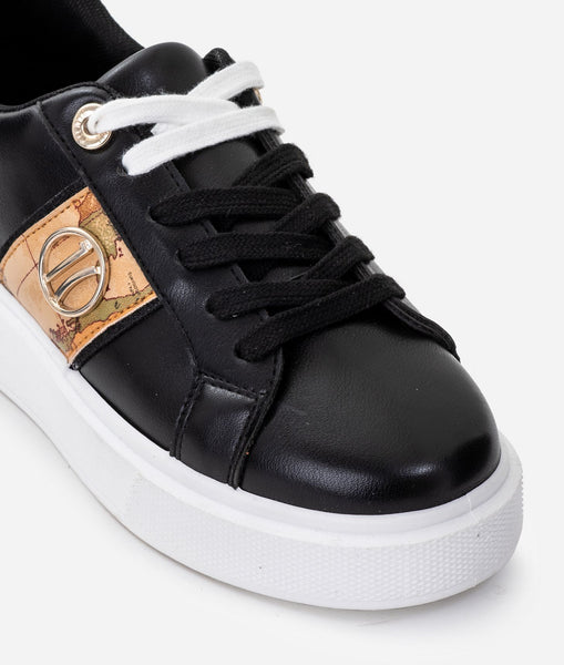Sneakers Alviero Martini con dettaglio logo 1C rotondo Nere Alviero Martini
