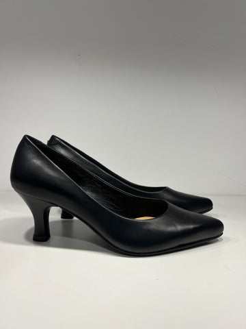Décolleté in pelle di Epochè nero  22152