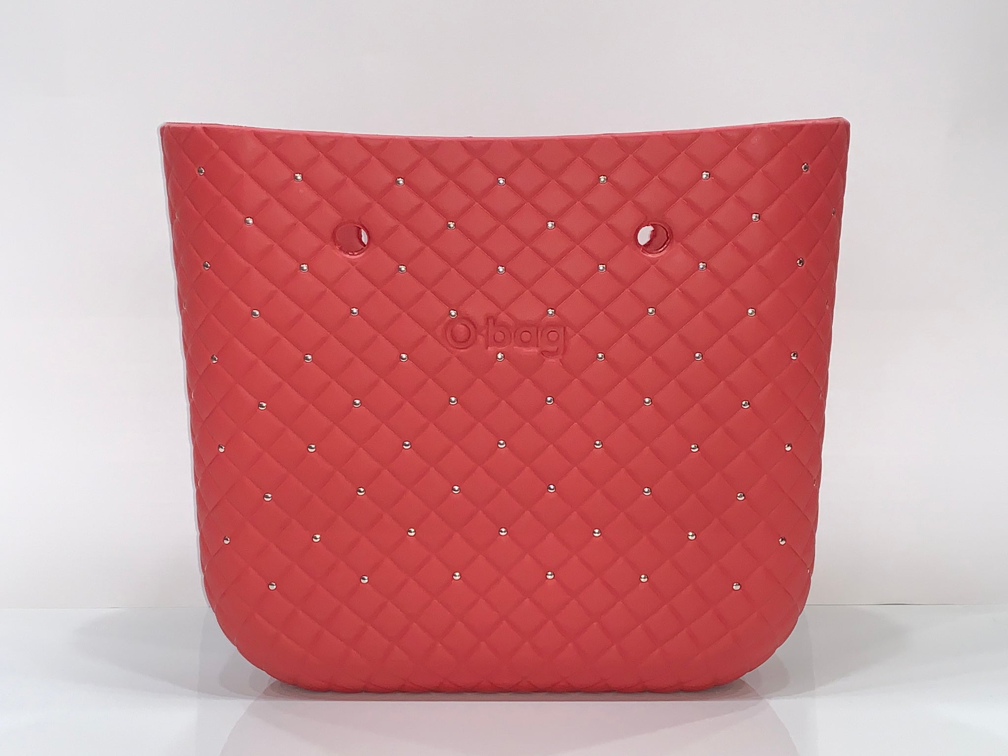 Scocca O Bag Fragola con Borchie Miini
