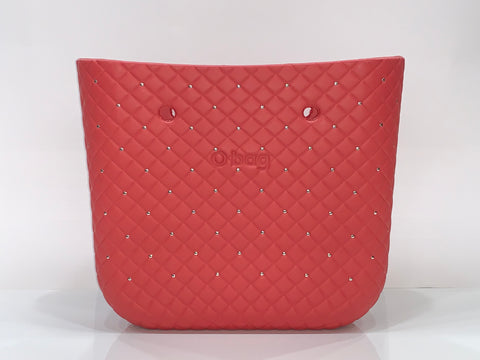 Scocca O Bag Fragola con Borchie Miini O Bag