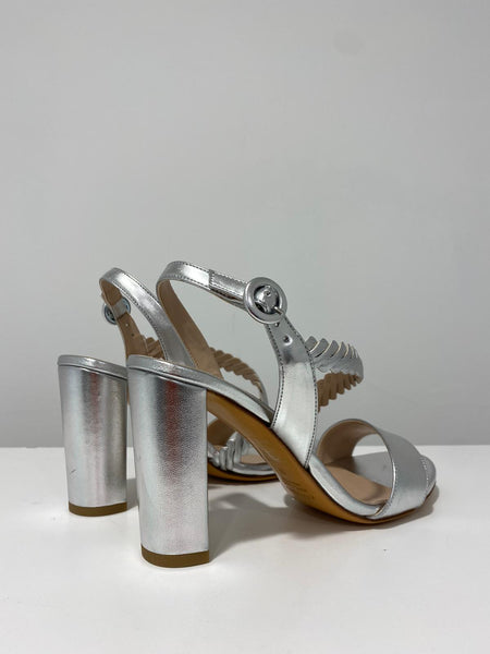 Sandalo Albano Treccia Argento