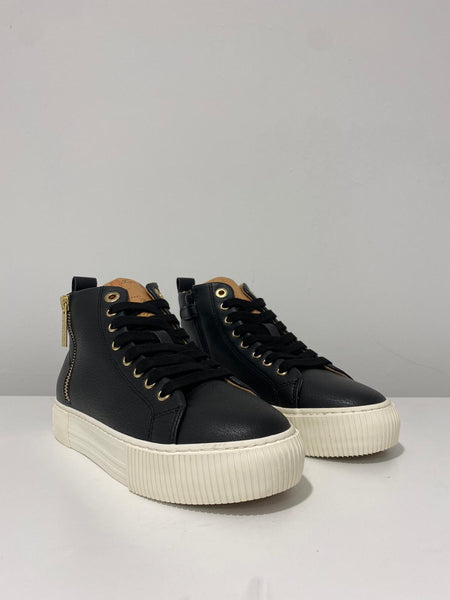 Sneakers alta Alviero Martini con cerniera Nero