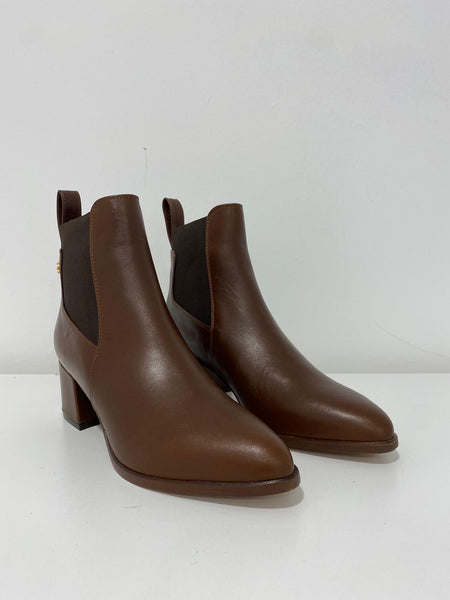 Tronchetto Albano beatles in pelle T.5 Cuoio 1028 Albano