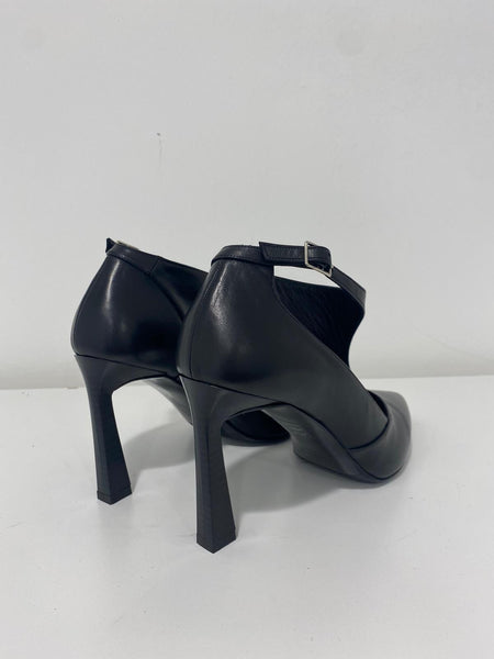 Décolleté Albano in pelle Nero