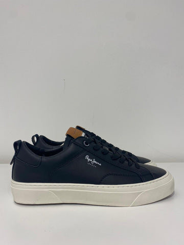 Sneakers uomo Pepe Jeans in pelle Nero