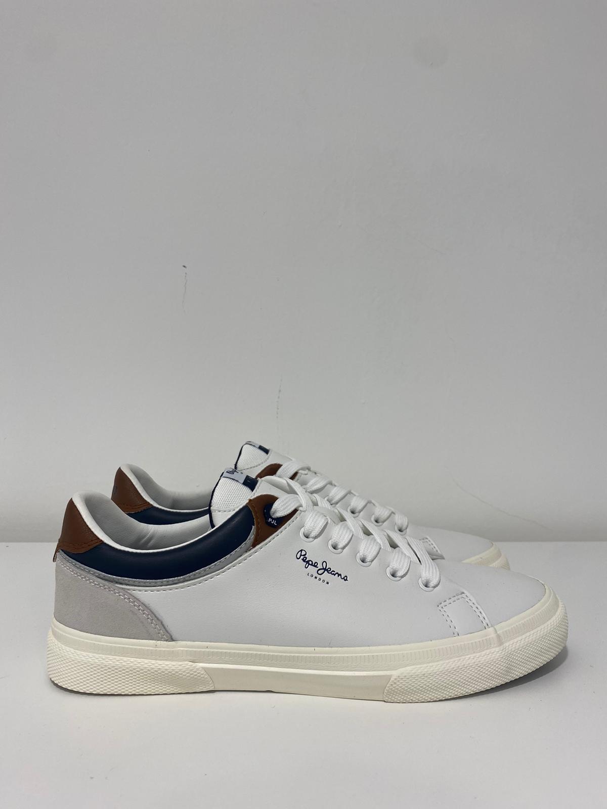 Sneakers uomo in pelle Pepe Jeans Bianco Pepe Jeans