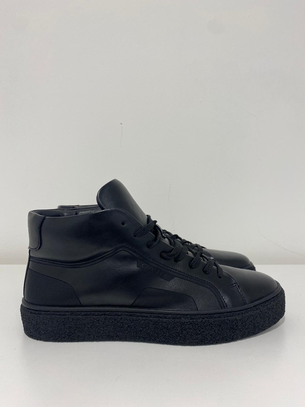 Sneakers alta Calvin Klein Nero