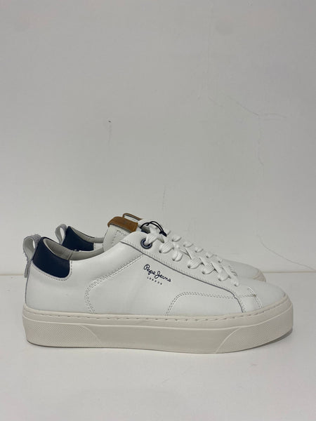 Sneakers uomo Pepe Jeans in pelle Bianco