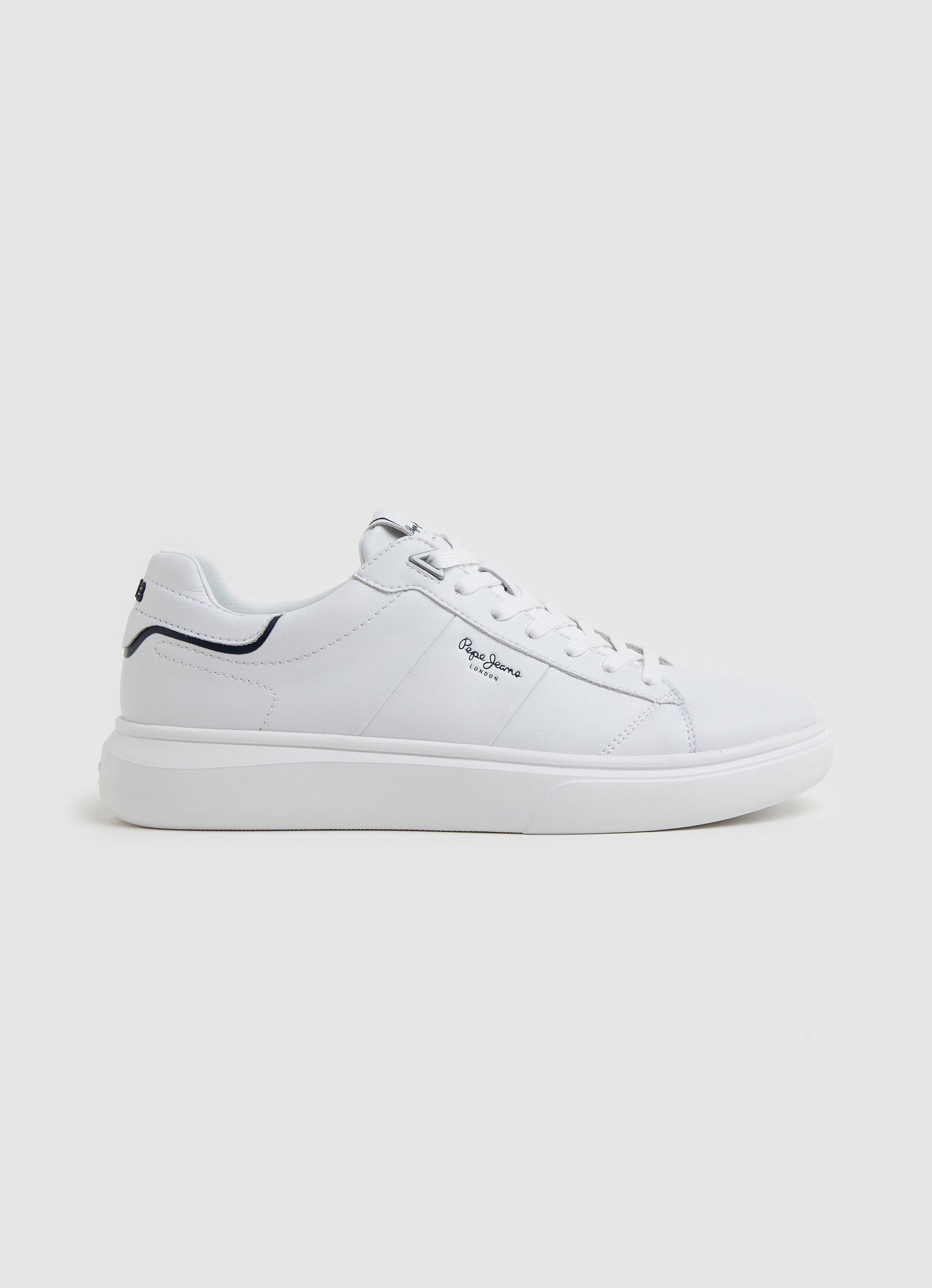Sneakers pelle Eaton part di Pepe Jeans 896 Bianco
