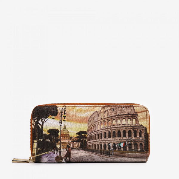 Portafoglio donna YNot doppia zip Life in Rome